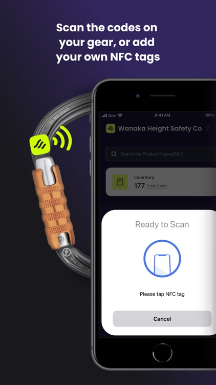 Scannable Safety Equipment App