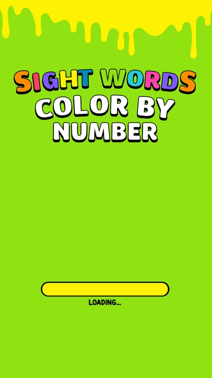 Sight Words Color By Number