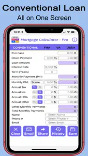 mortgage calculator-pro iphone screenshot 1