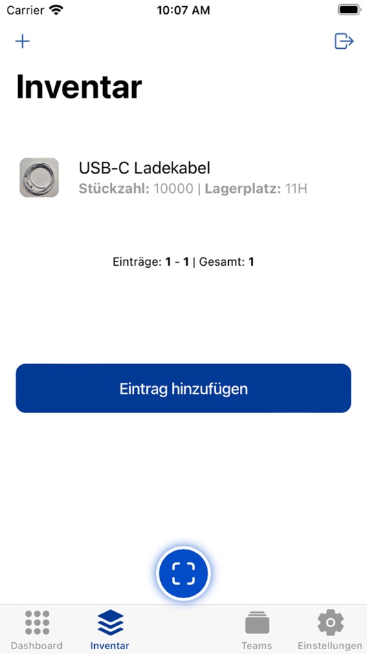 #2. Simple Inventory App (iOS) 由: Fabian Bentz