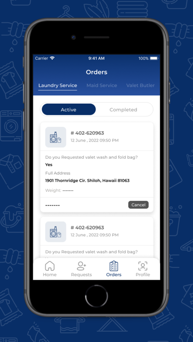Valet Wash & Fold Screenshot