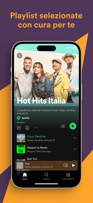 Spotify: musica e podcast su App Store