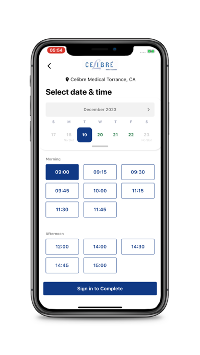 Celibre Medical Spa Screenshot