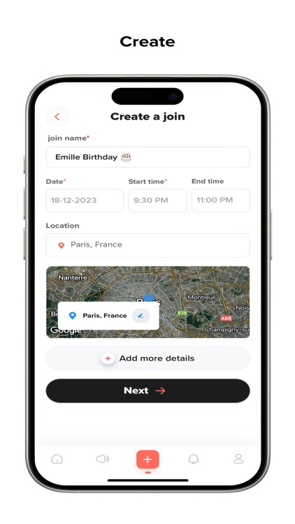 join -social, activity, events