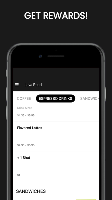 Java Road Espresso Bar & Cafe Screenshot