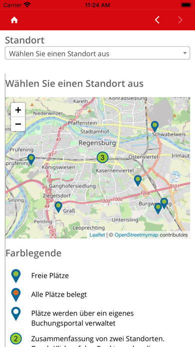 Radlparken Regensburg Screenshot