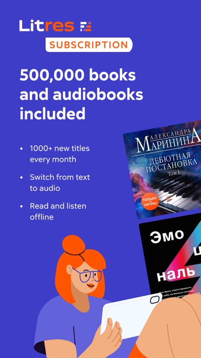 Screenshot #1 pour Litres: Books and audiobooks