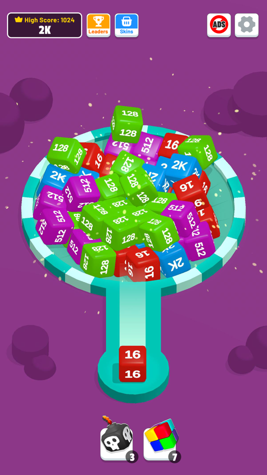 2048 Cube Merge – Number Game - 1.1 - (iOS)