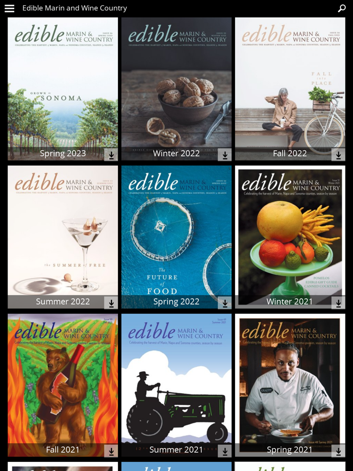 Edible Marin and Wine Country