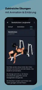 Fitep Muskelaufbau Fitnessplan screenshot #5 for iPhone