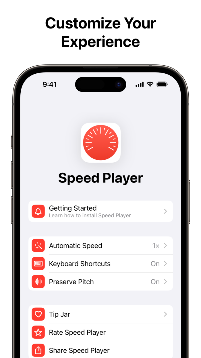 Speed Player for Safari