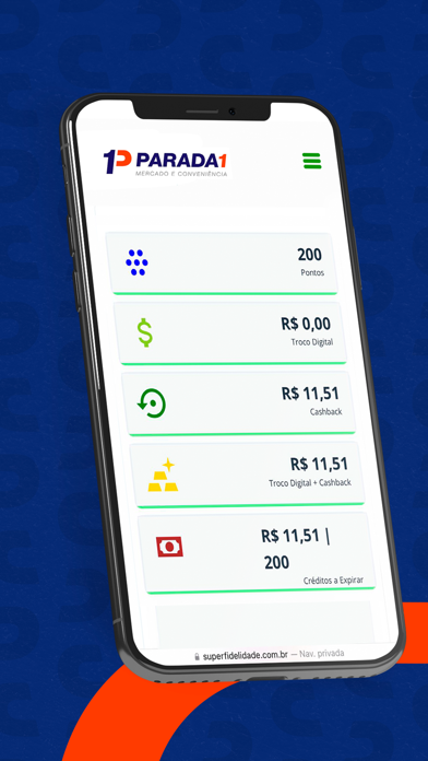 Parada1: Clube de Vantagens Screenshot