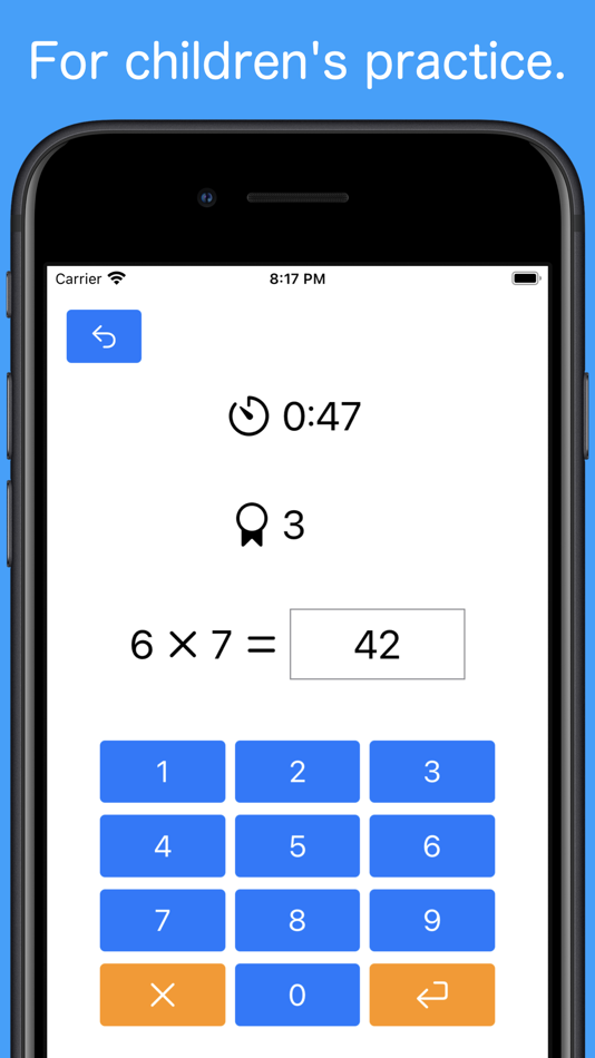 #2. 1 Minute Mental Arithmetic (iOS) Podle: Hirokazu Uno