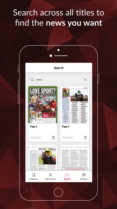 Racing Ahead Magazine Screenshot
