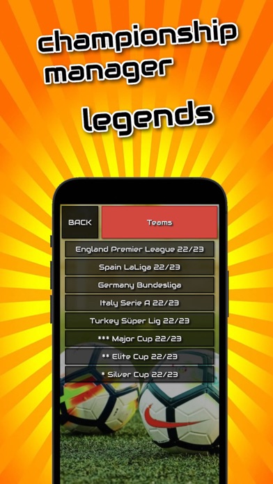Championship Manager Legends Screenshot 2 - AppWisp.com Championship Manager Legends Screenshot 2 - AppWisp.com