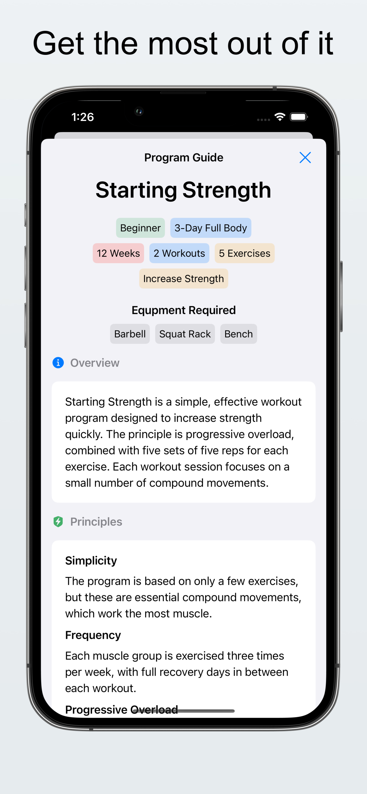 Lifts: Weight-training tracker screenshot 6