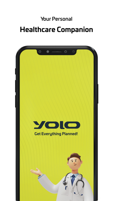 Yolo Patient App Screenshot