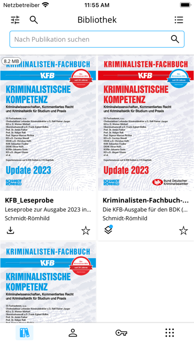 Kriminalisten Fachbuch - KFB Screenshot