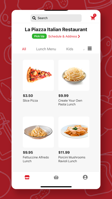 La Piazza App Screenshot