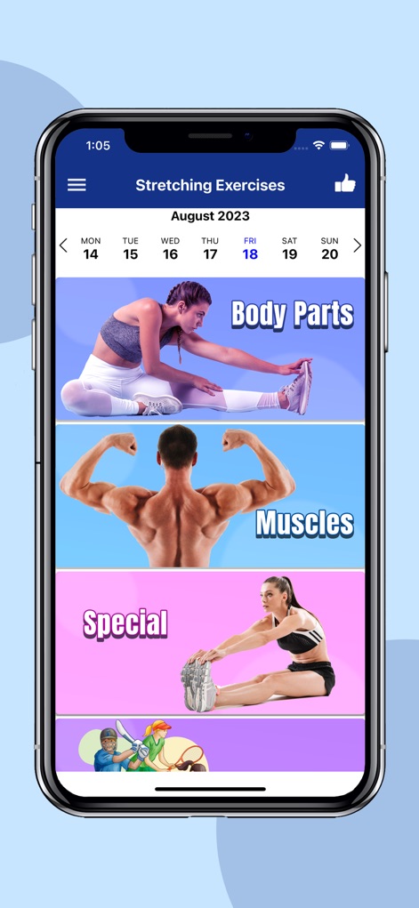 Stretching Exercise - Health & Fitness App | MWM