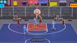 dunk hit: basketball games iphone screenshot 2
