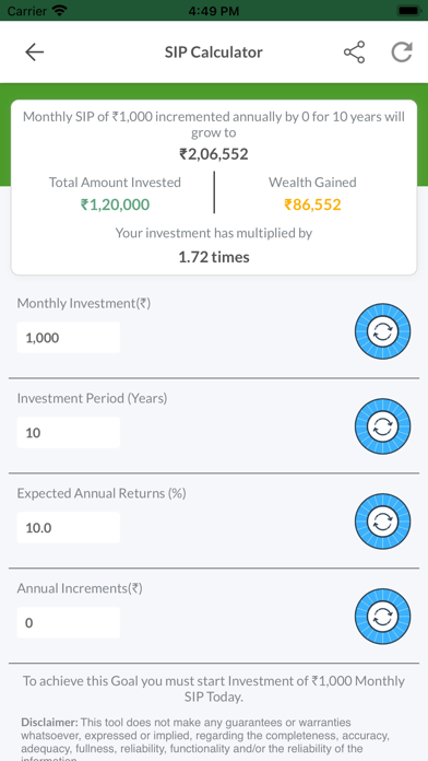 EV Wealth Screenshot