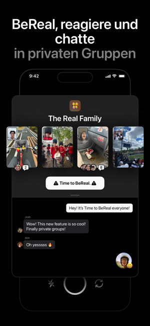 ‎BeReal. Deine Freunde in echt. Screenshot
