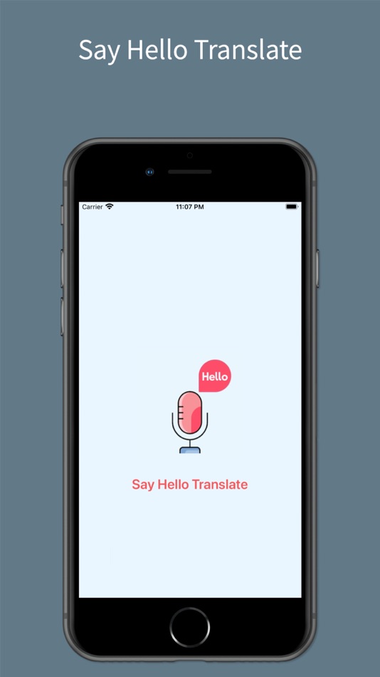 #1. Say Hello Translate (iOS) By: Yogesh Rathod
