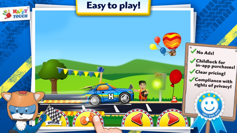 #1. CAR GAME KIDS Happytouch® (iOS) By: concappt media
