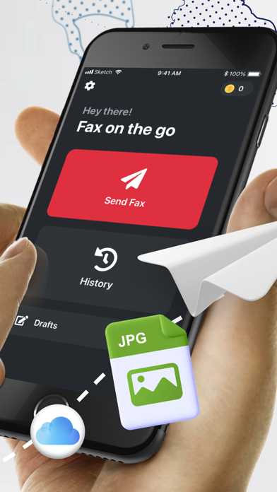 Screenshot #2 pour Send fax from iPhone app:FaxGo
