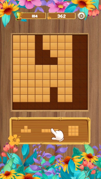 Screenshot #1 pour Wood Block Hot Puzzle Game