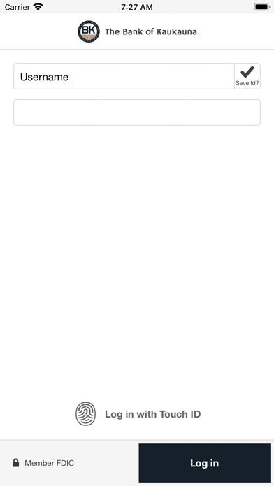 BOK Mobile Business Banking Screenshot