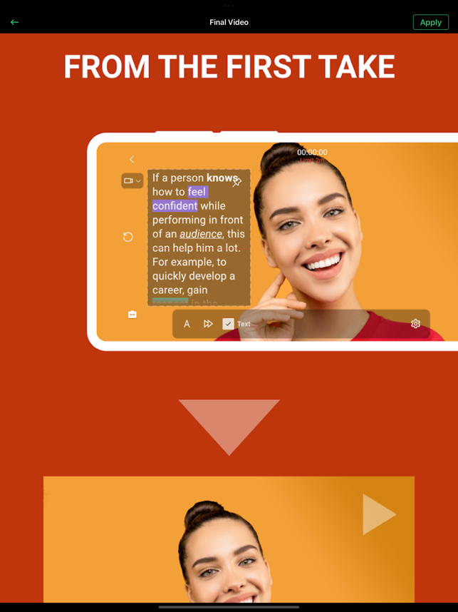 ‎Teleprompter for Videos Script Screenshot