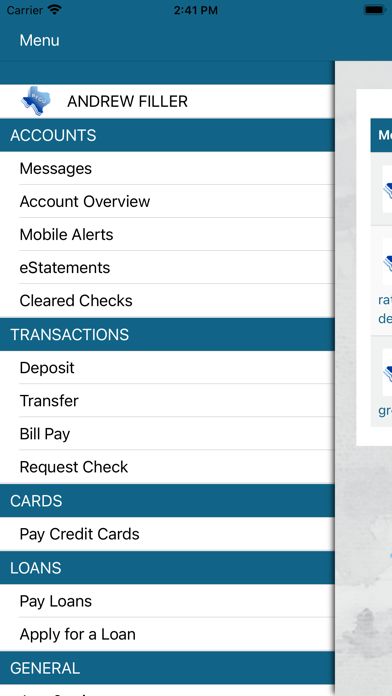 Border FCU Mobile Screenshot