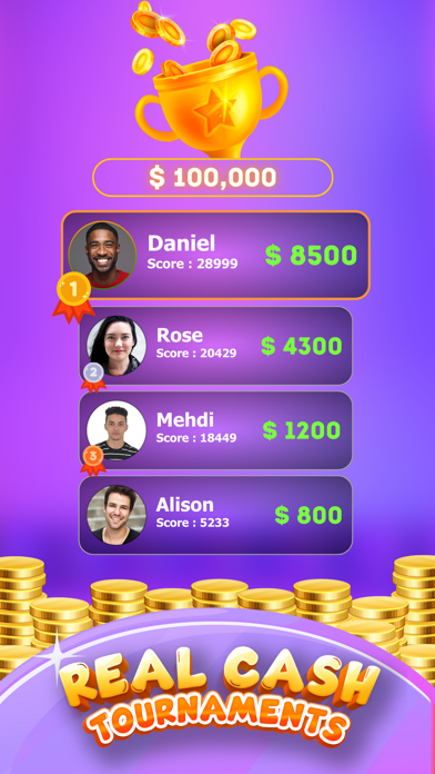 Word Search Real Cash Games Screenshot