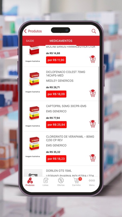 Drogaria Total Popular Screenshot