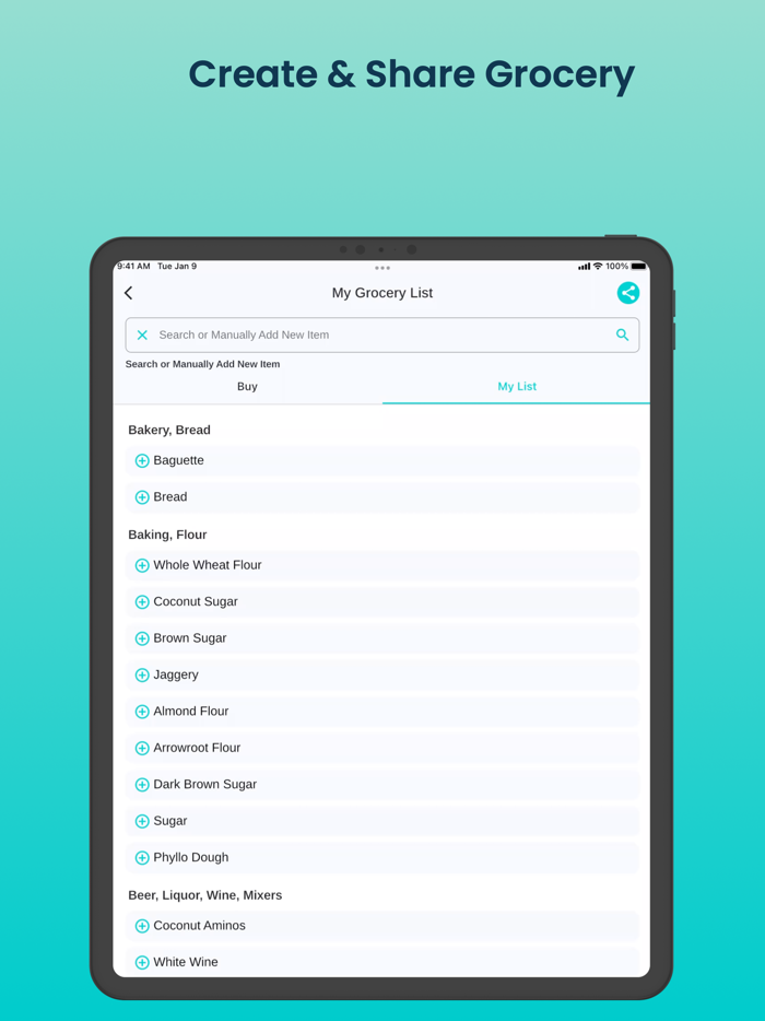 Nnu Meal Planner and Recipes