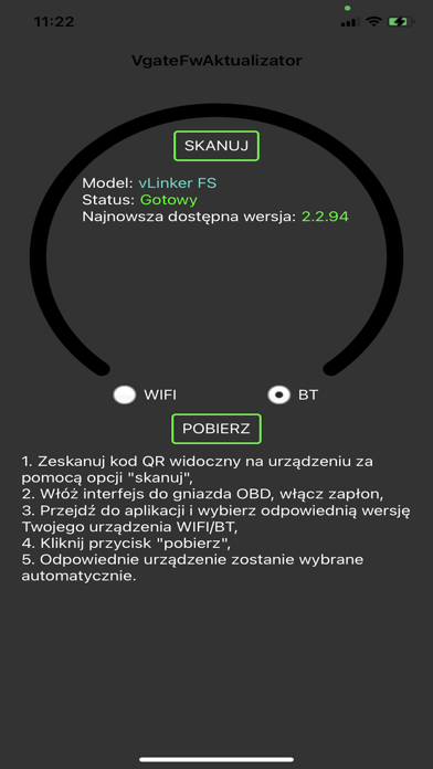 VgateFwAktualizator Screenshot