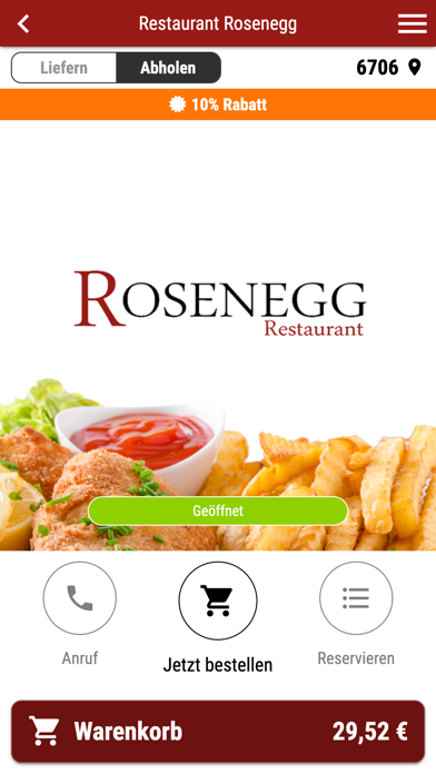 Restaurant Rosenegg Screenshot