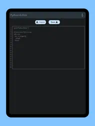 Pro Python Editor ipad bilder 0