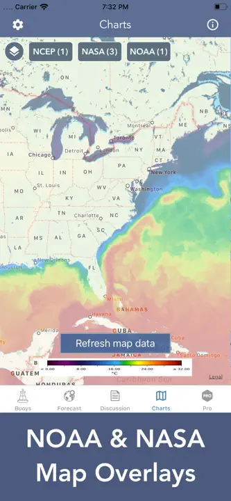 Marine Weather Forecast Pro : capture d’écran 8 sur 9