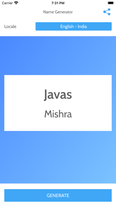 Name Generator - Random Names Screenshot