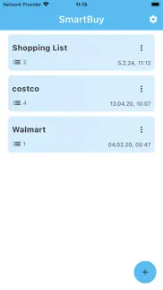 smartbuy: family shoppinglist iphone screenshot 2
