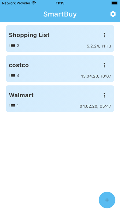 SmartBuy: Family Shoppinglist Screenshot