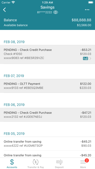 NAFT FCU Screenshot