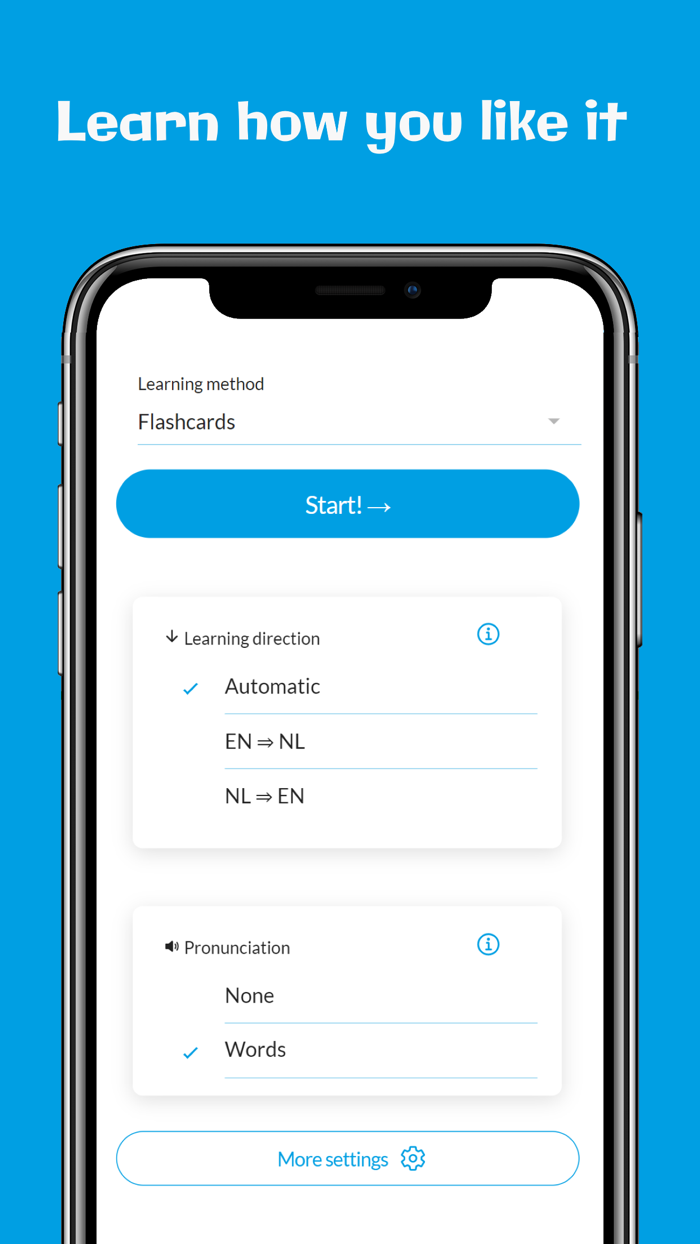 Learn vocabulary with Wozzol