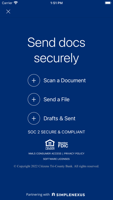 CTCB Mortgage Screenshot