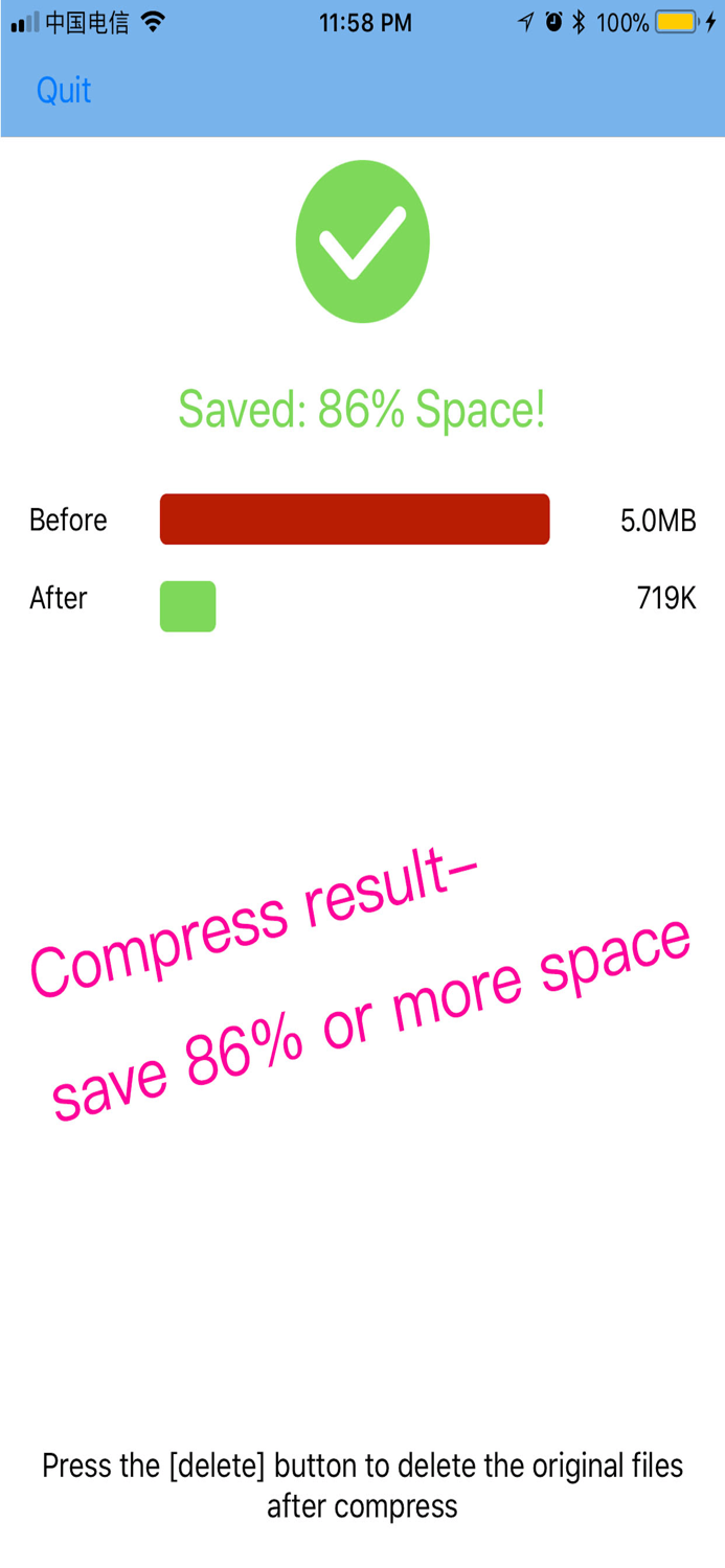 Compress video -compress image