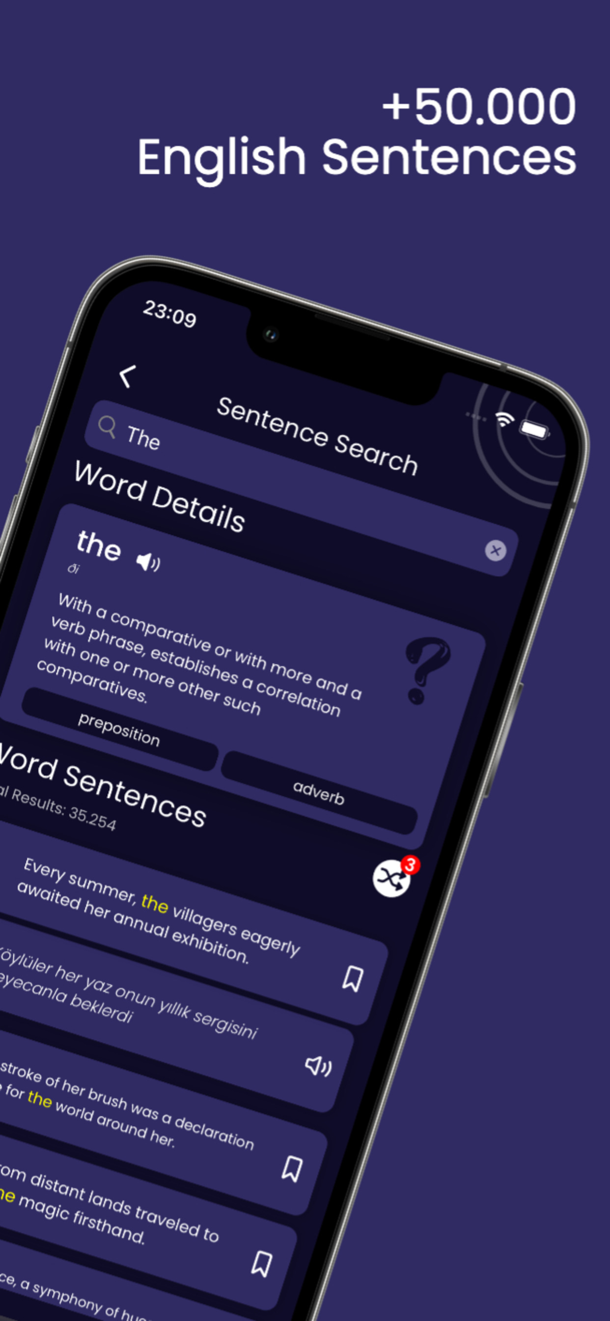 Sentence Search English