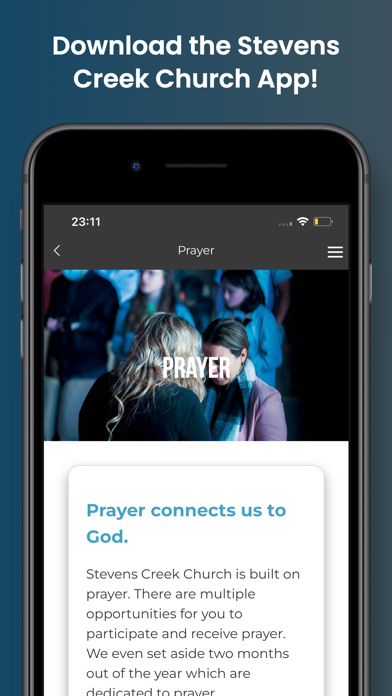 Stevens Creek Church Screenshot